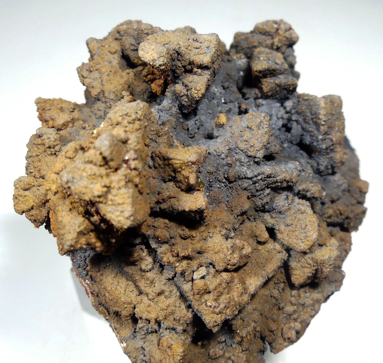 Siderite On Limonite Psm Chalcopyrite