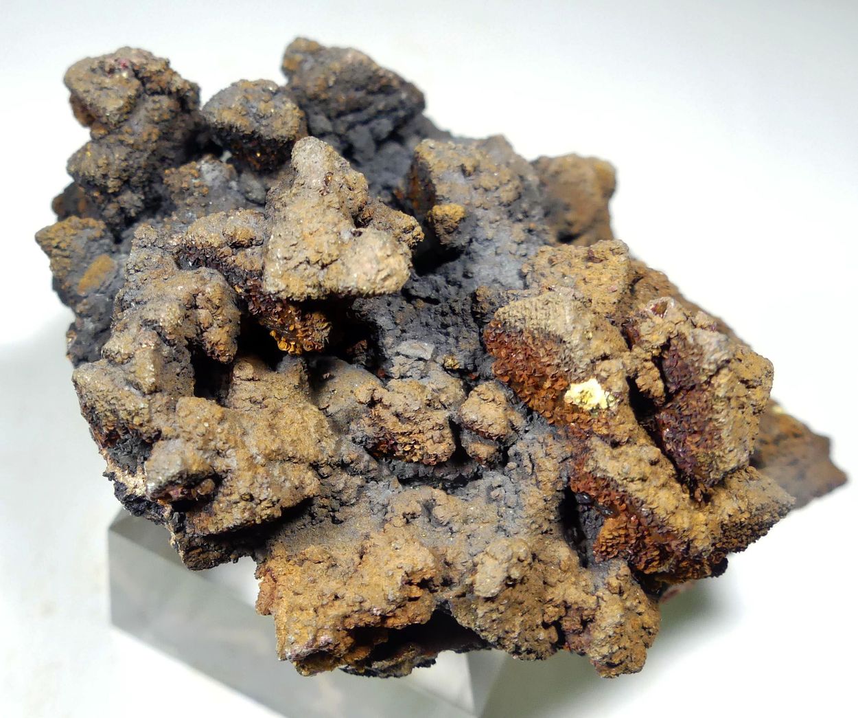 Siderite On Limonite Psm Chalcopyrite