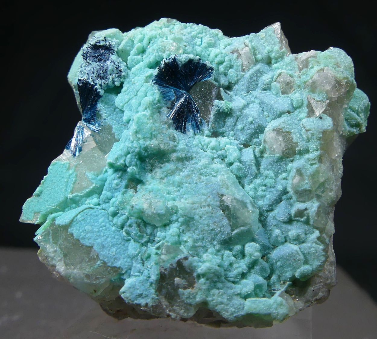 Clinoclase On Chrysocolla