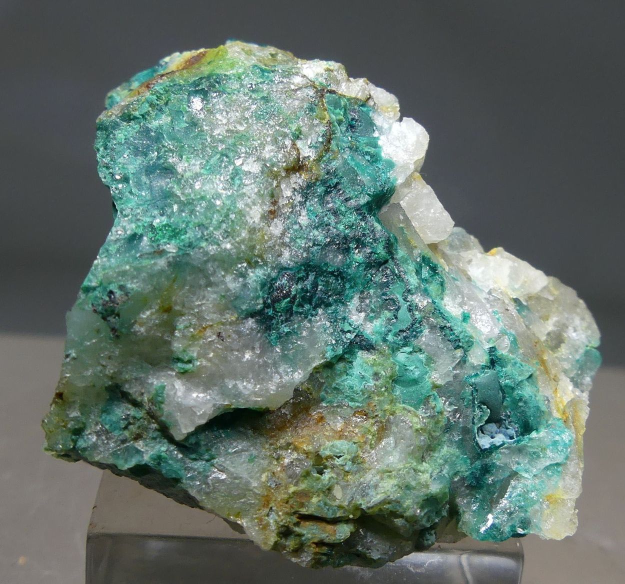 Pseudomalachite With Libethenite