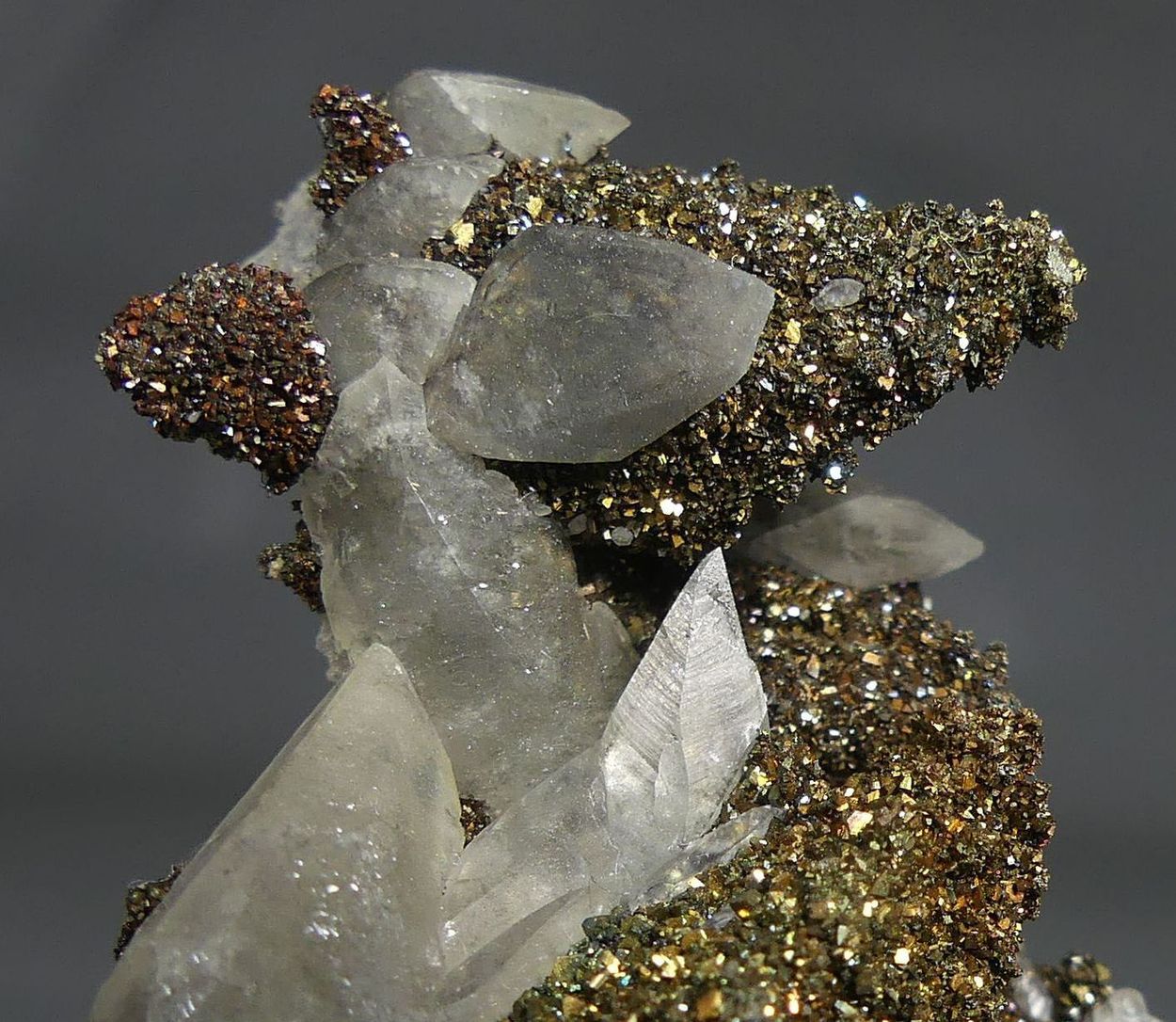 Marcasite On Calcite
