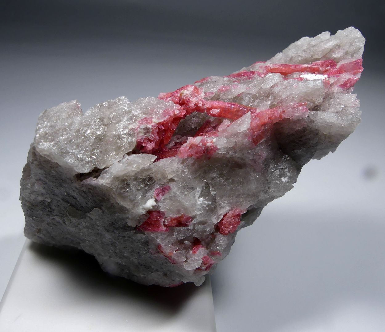 Thulite On Quartz