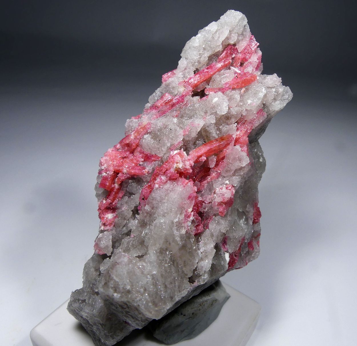 Thulite On Quartz