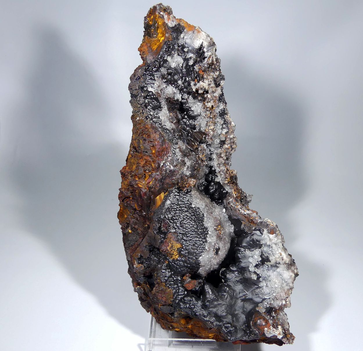 Goethite Glaskopf With Selenite & Goethite Psm Selenite