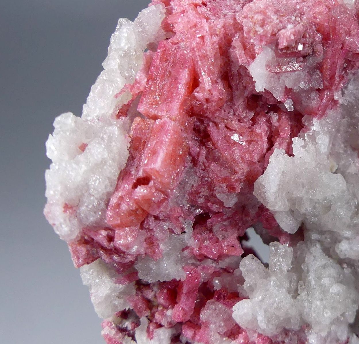 Thulite On Quartz