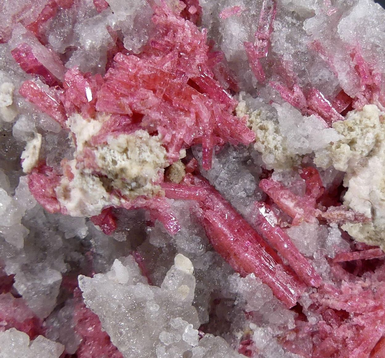 Thulite On Quartz