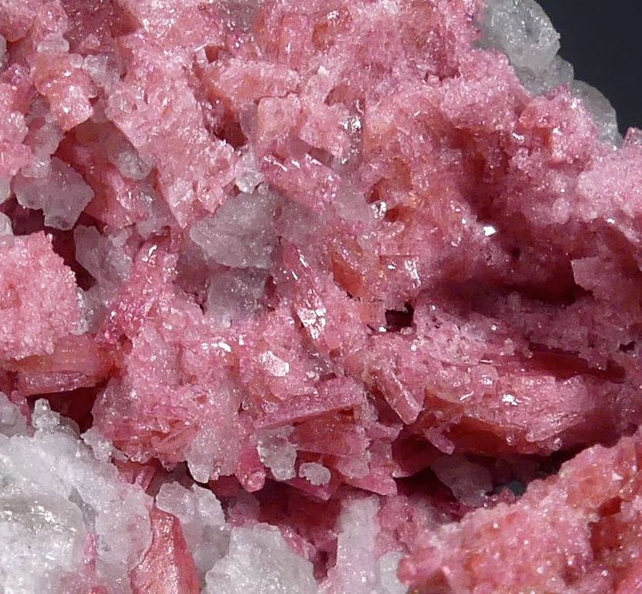 Thulite On Quartz