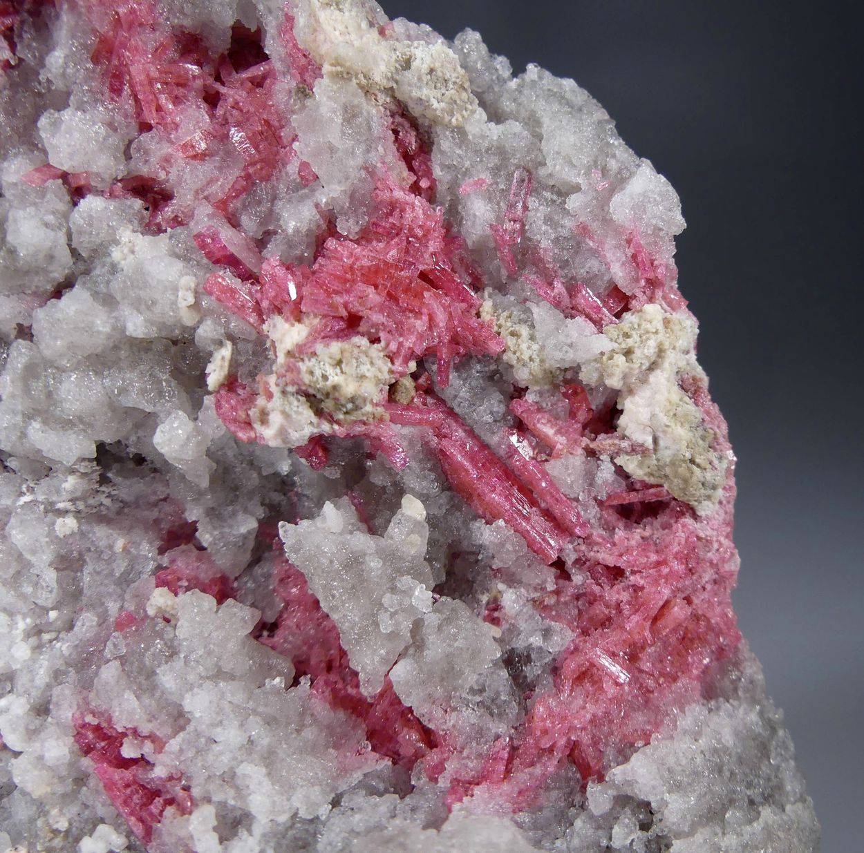 Thulite On Quartz