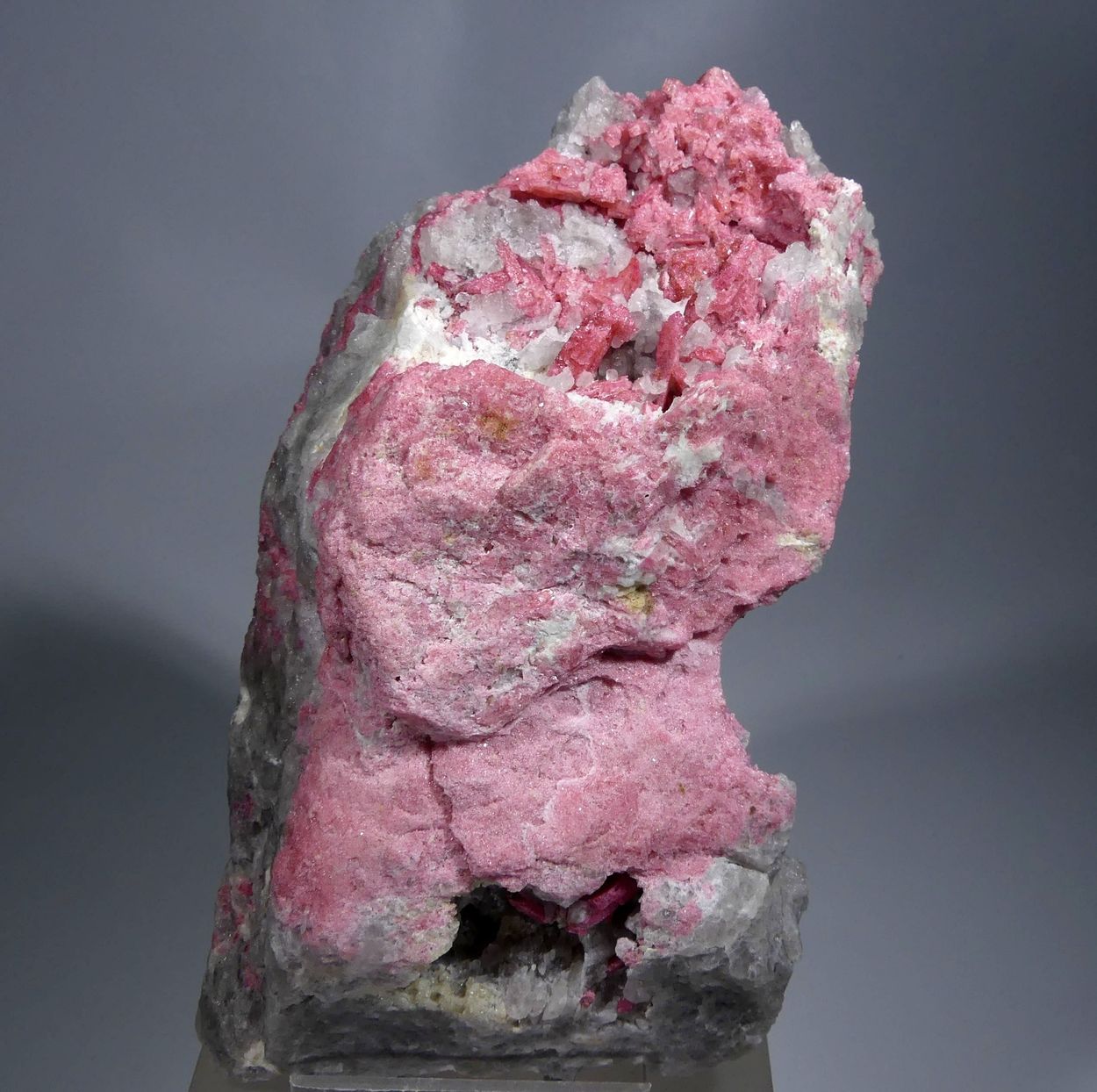 Thulite On Quartz