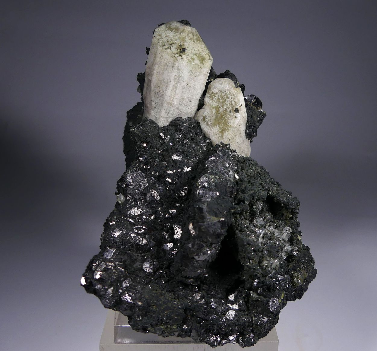 Fluorapatite On Magnetite