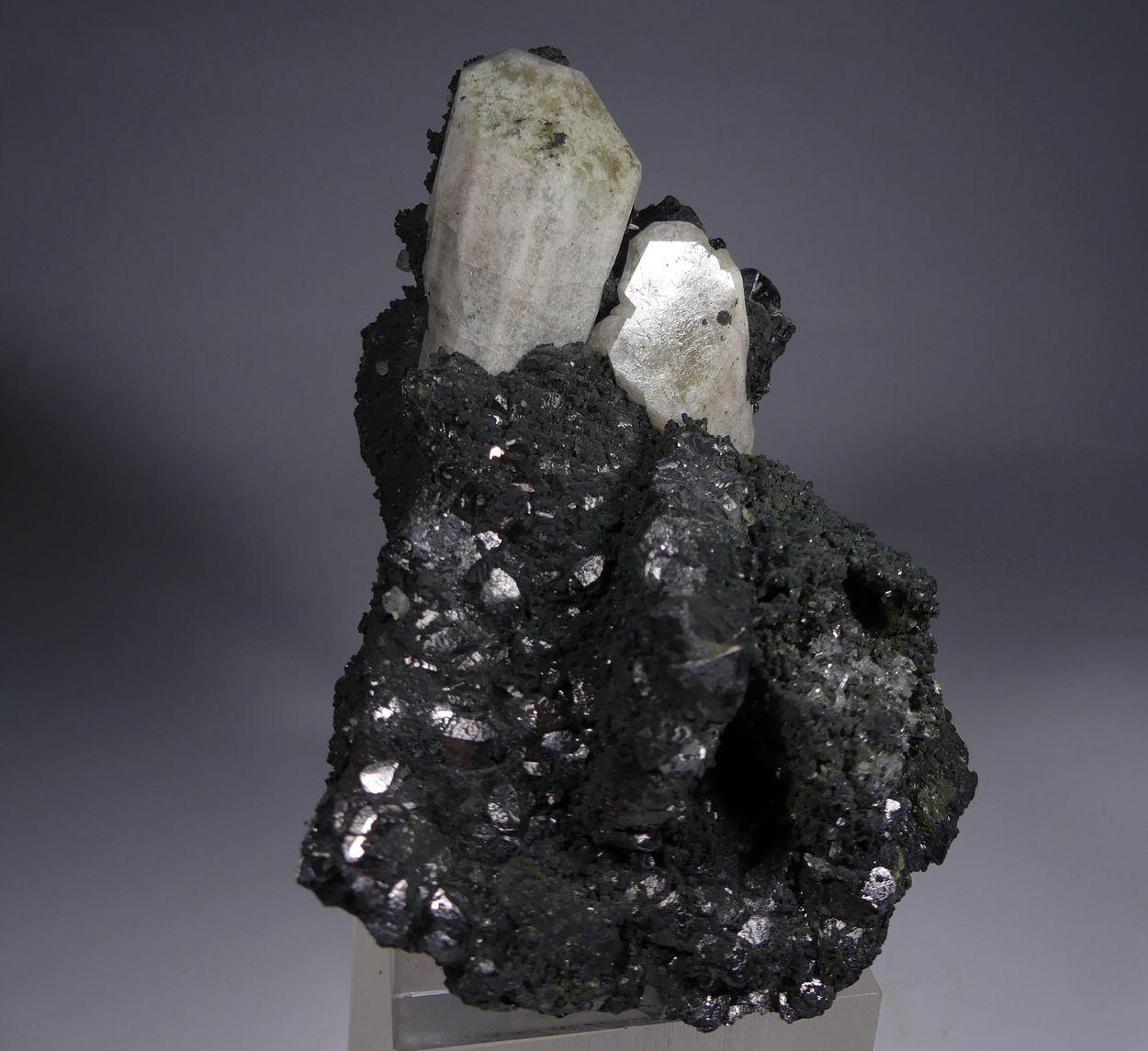 Fluorapatite On Magnetite