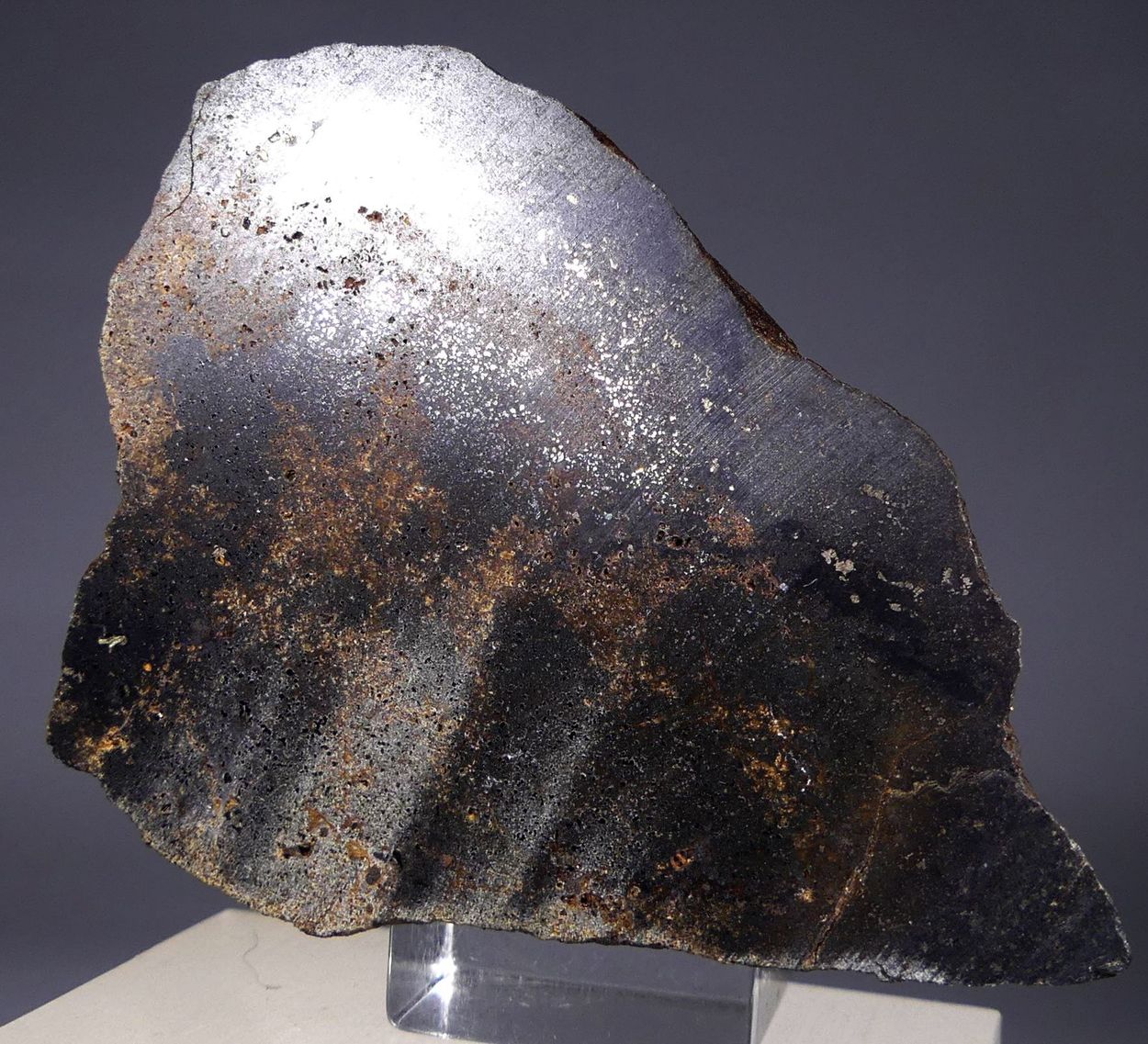 Native Iron With Cohenite & Troilite