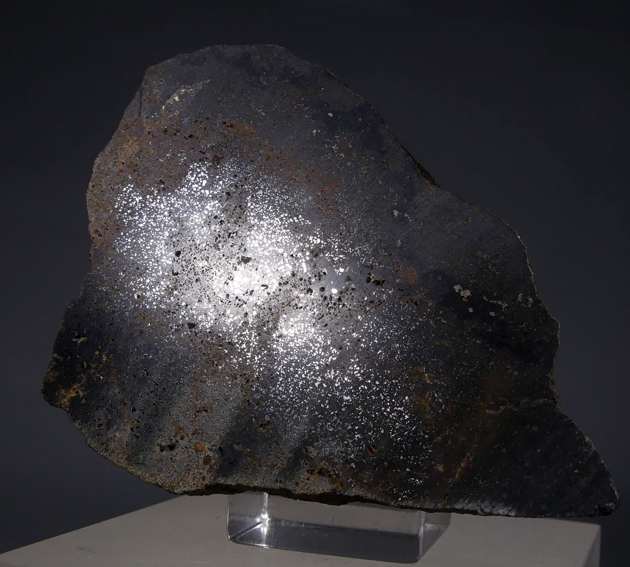 Native Iron With Cohenite & Troilite