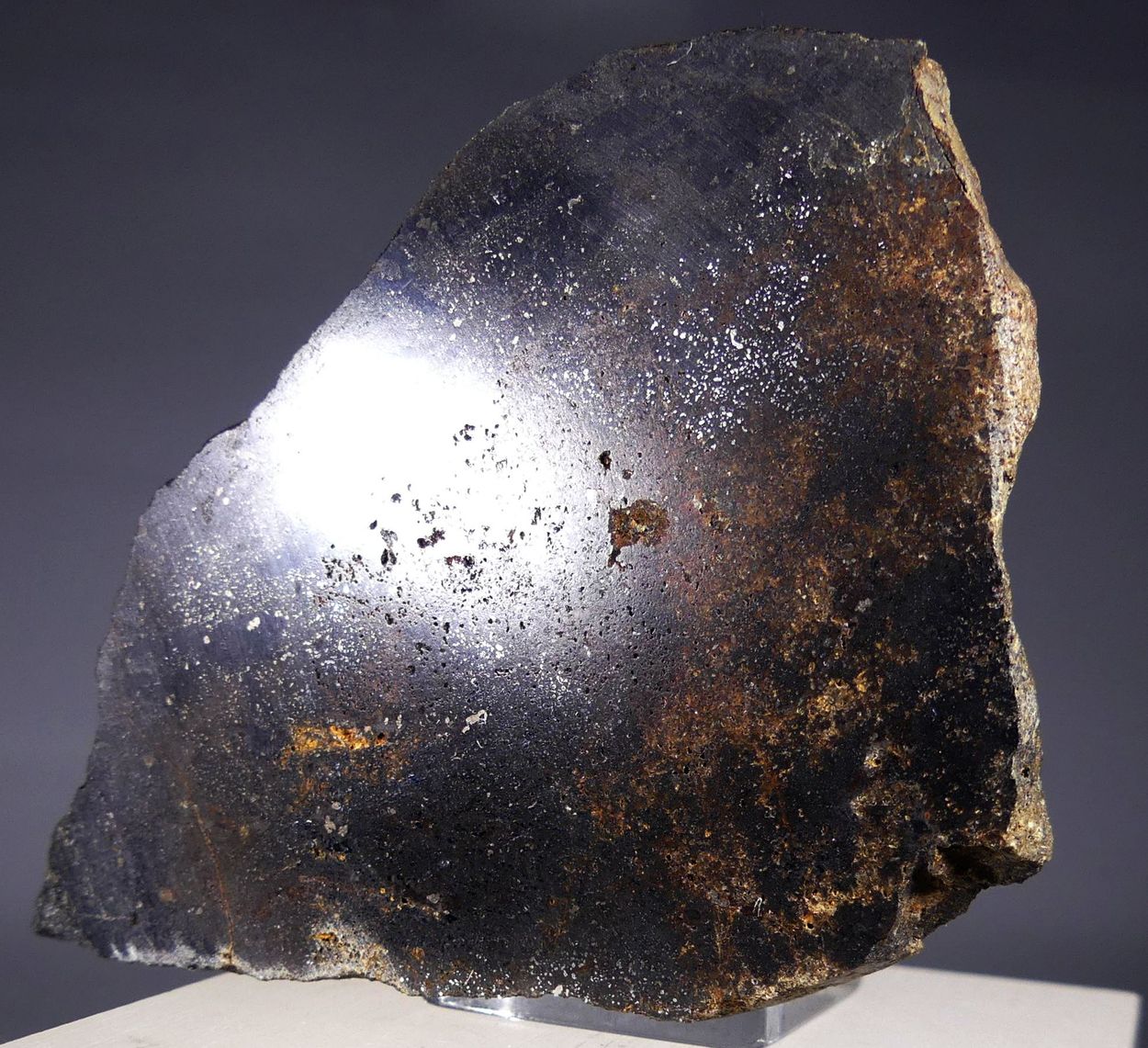 Native Iron With Cohenite & Troilite