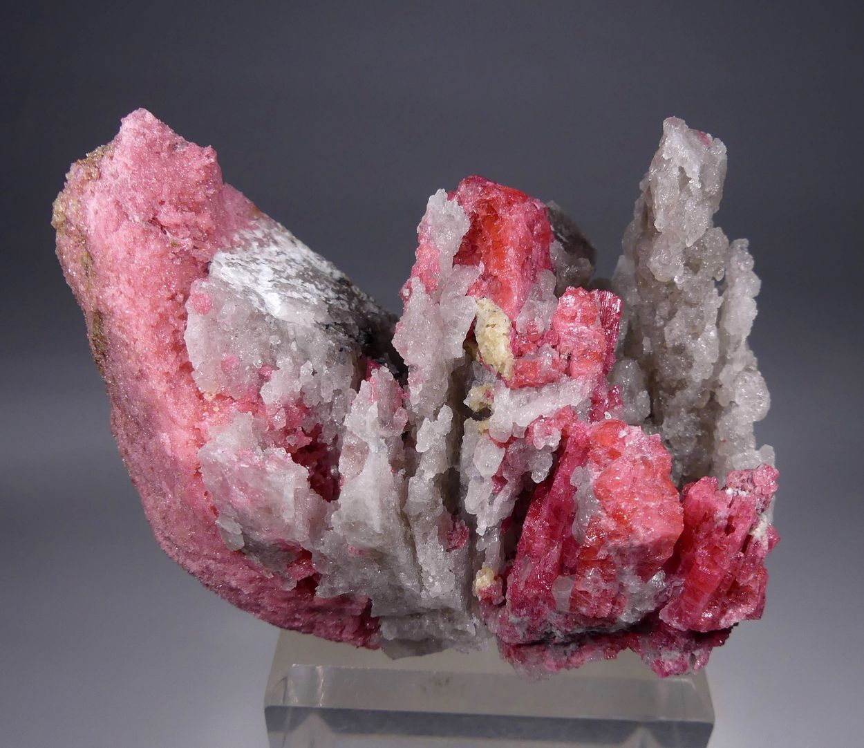 Thulite On Quartz