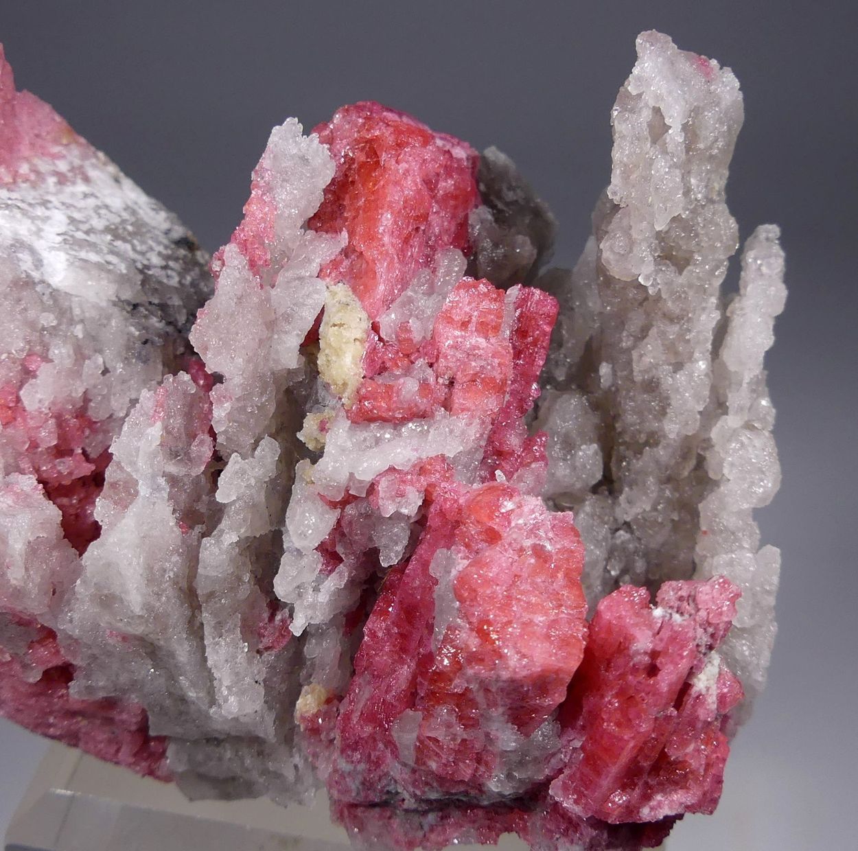 Thulite On Quartz