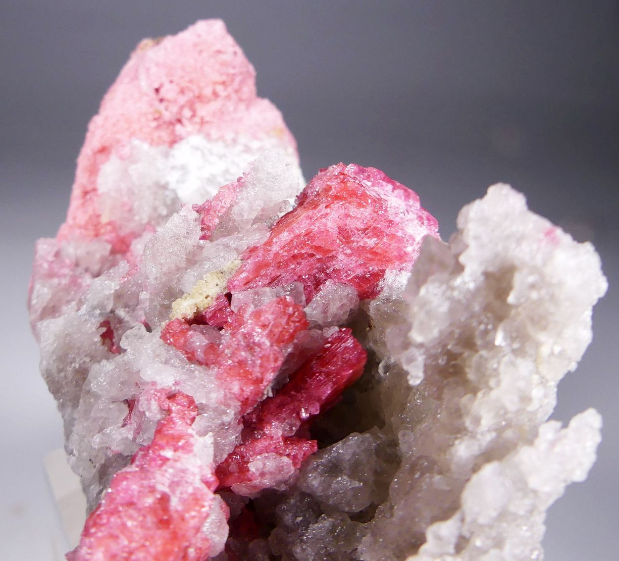 Thulite On Quartz