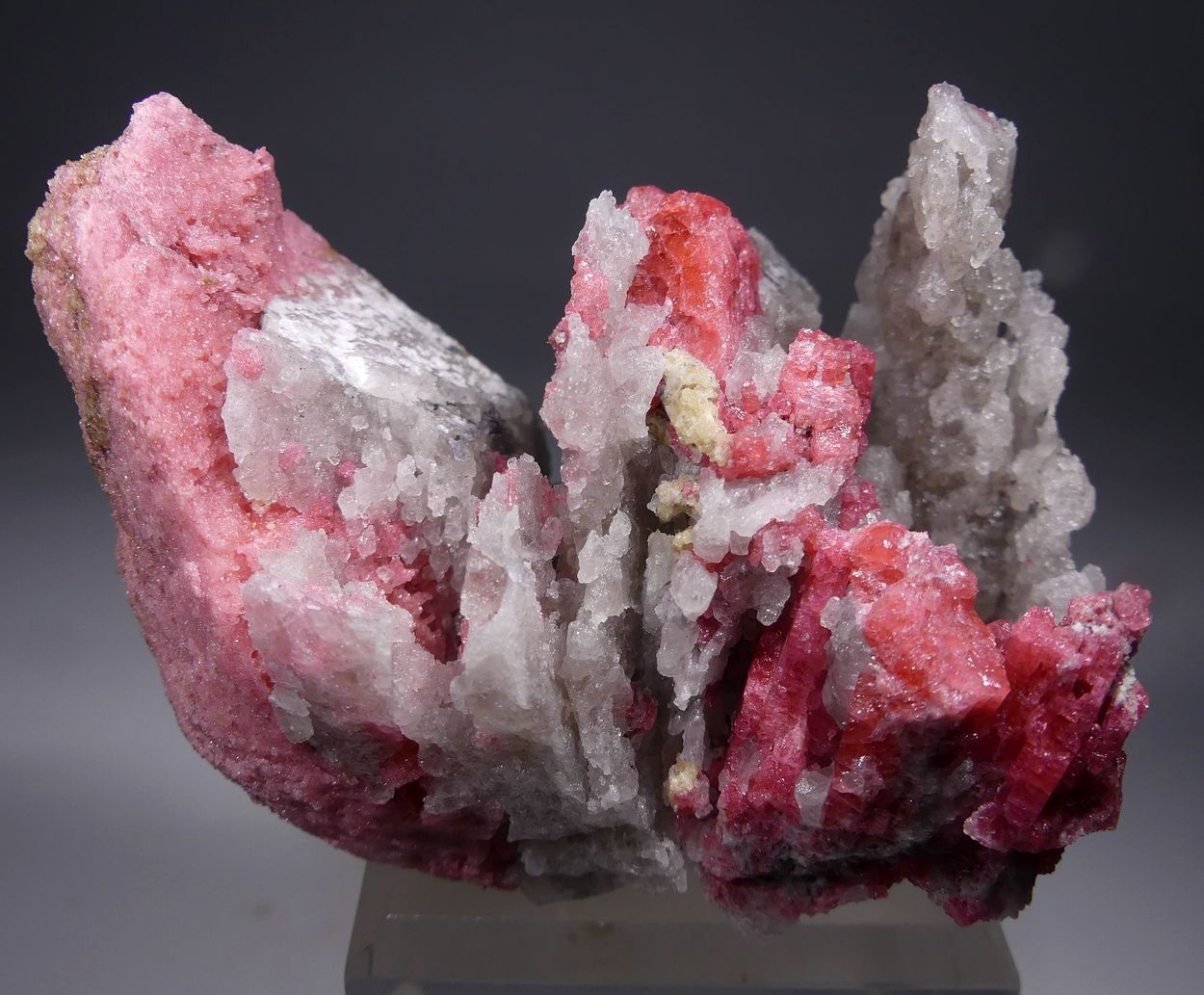 Thulite On Quartz