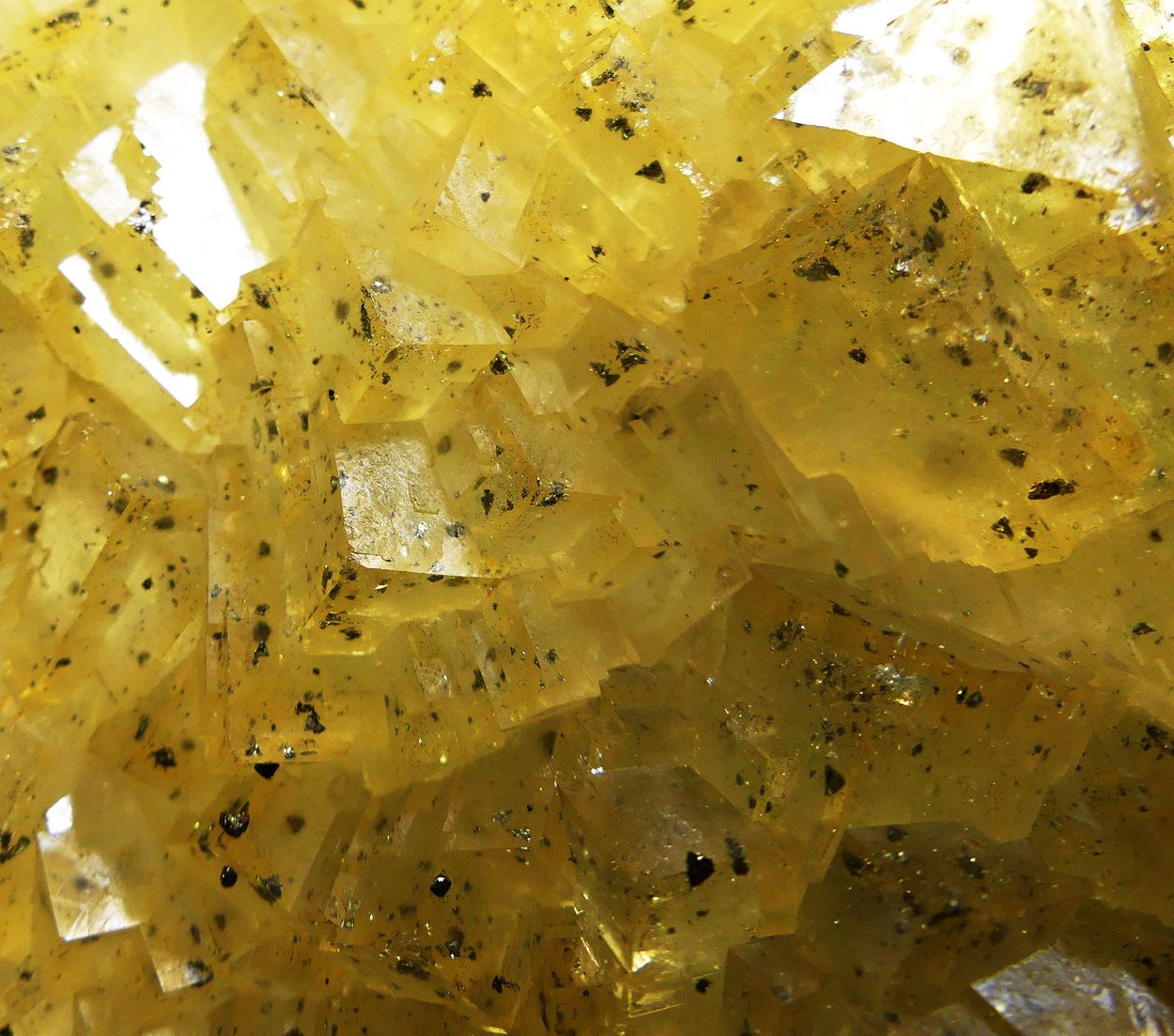 Fluorite With Chalcopyrite