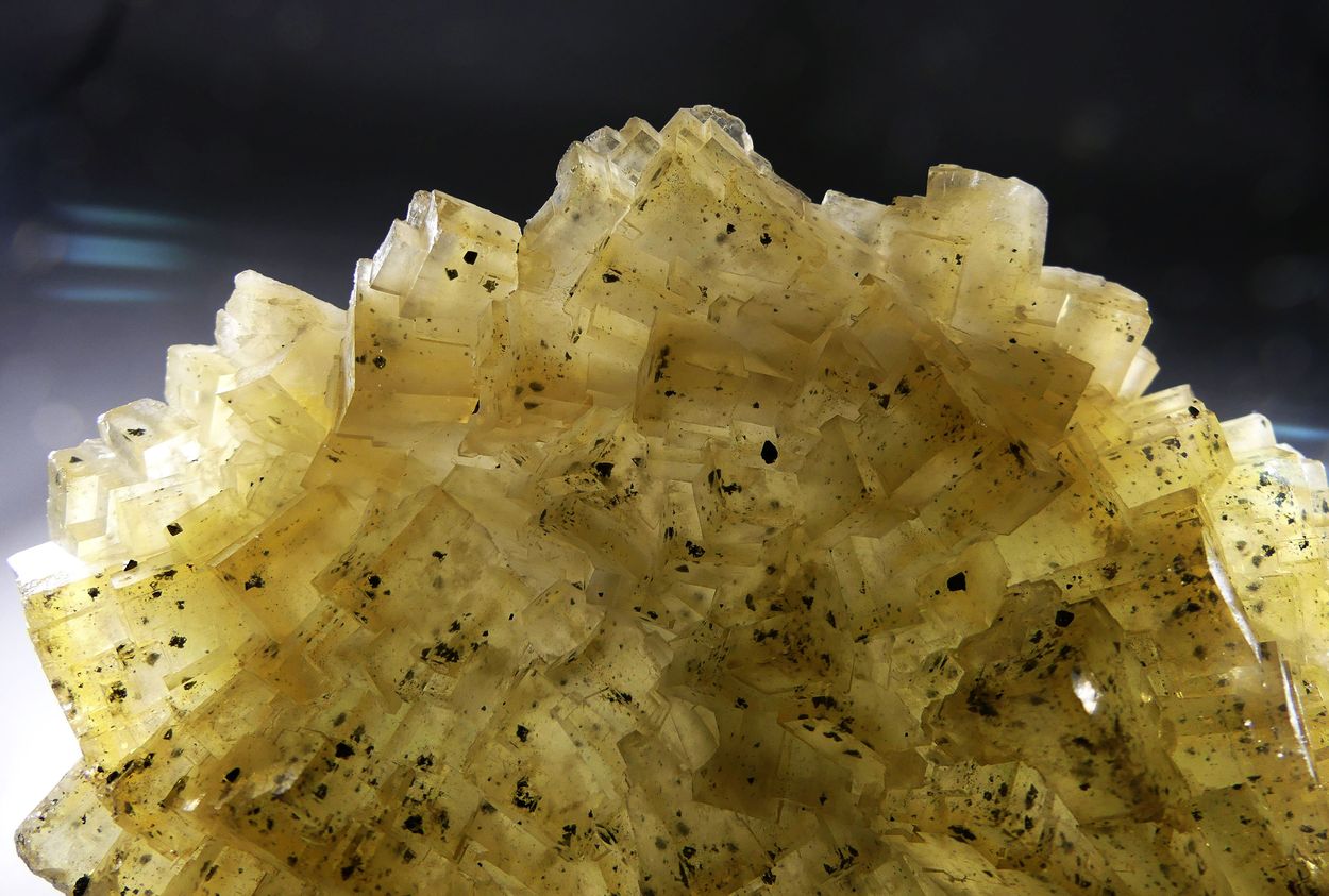 Fluorite With Chalcopyrite