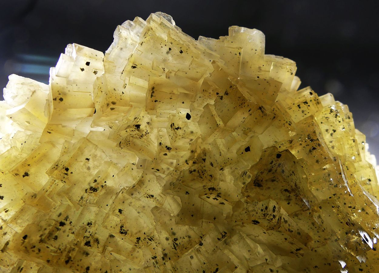 Fluorite With Chalcopyrite