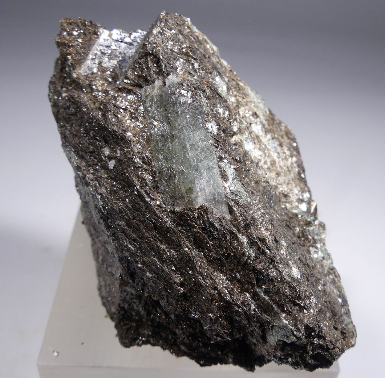 Aquamarine On Biotite