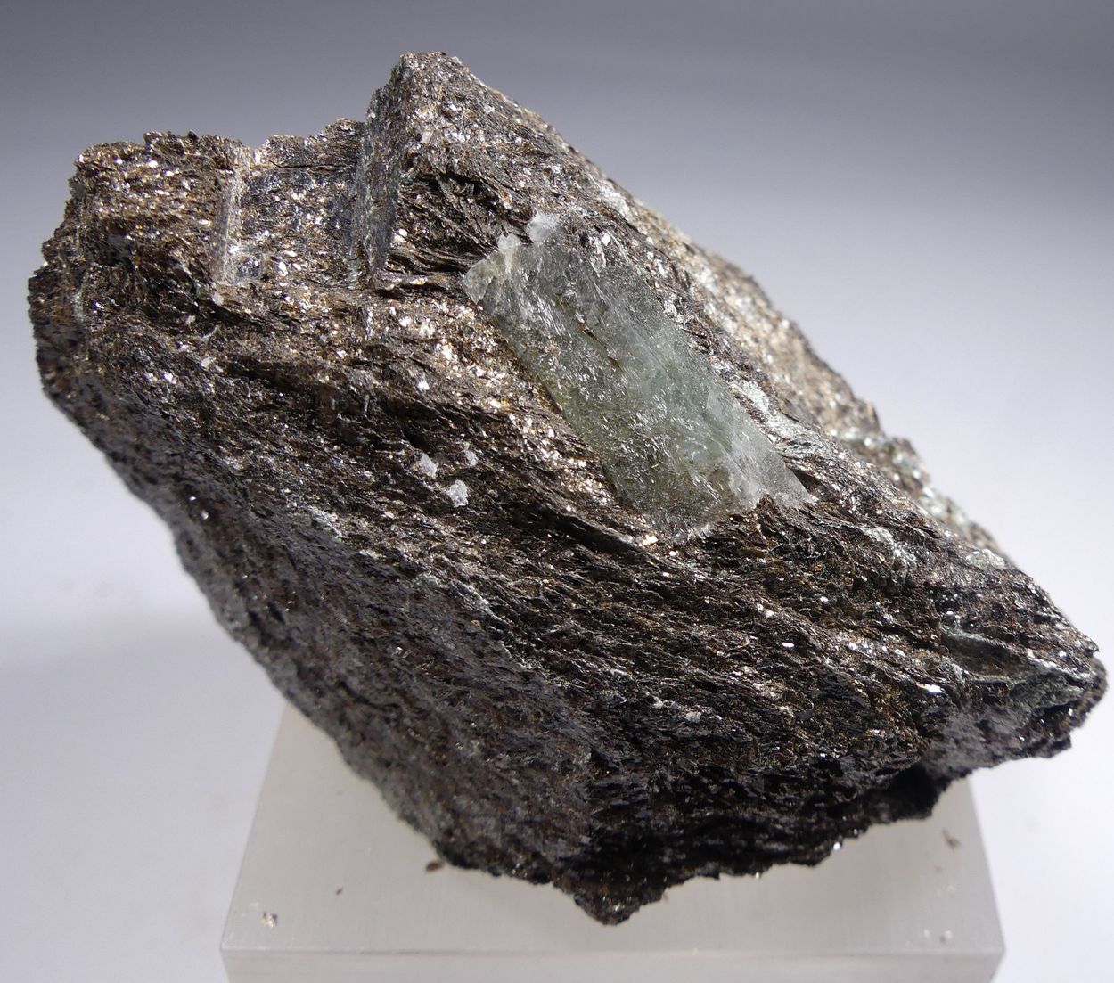 Aquamarine On Biotite