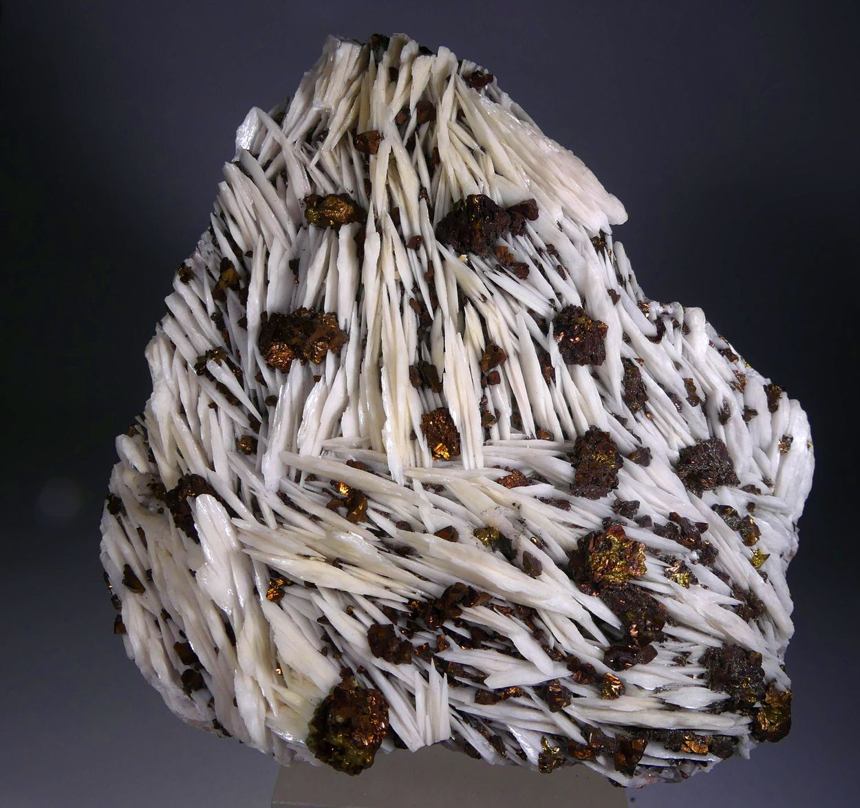 Chalcopyrite On Baryte