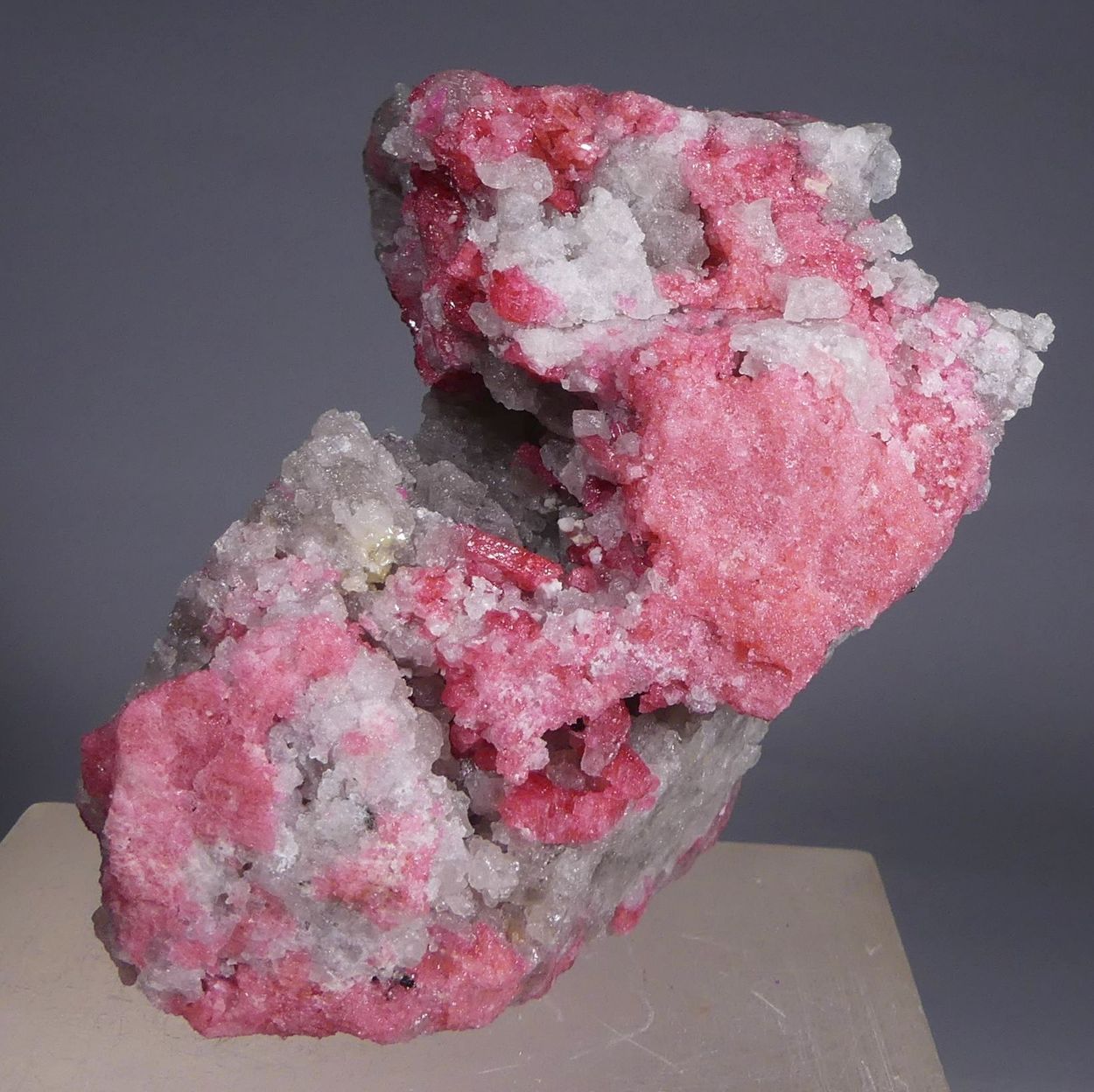 Thulite On Quartz