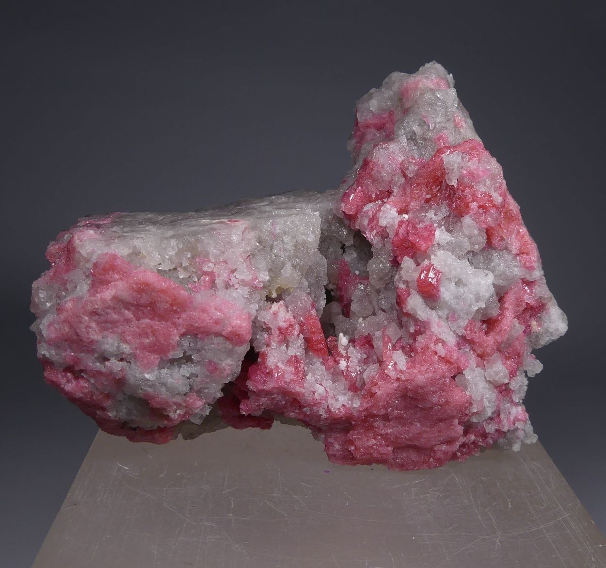 Thulite On Quartz