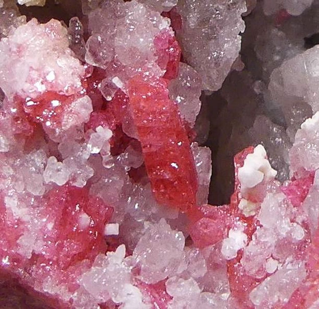 Thulite On Quartz