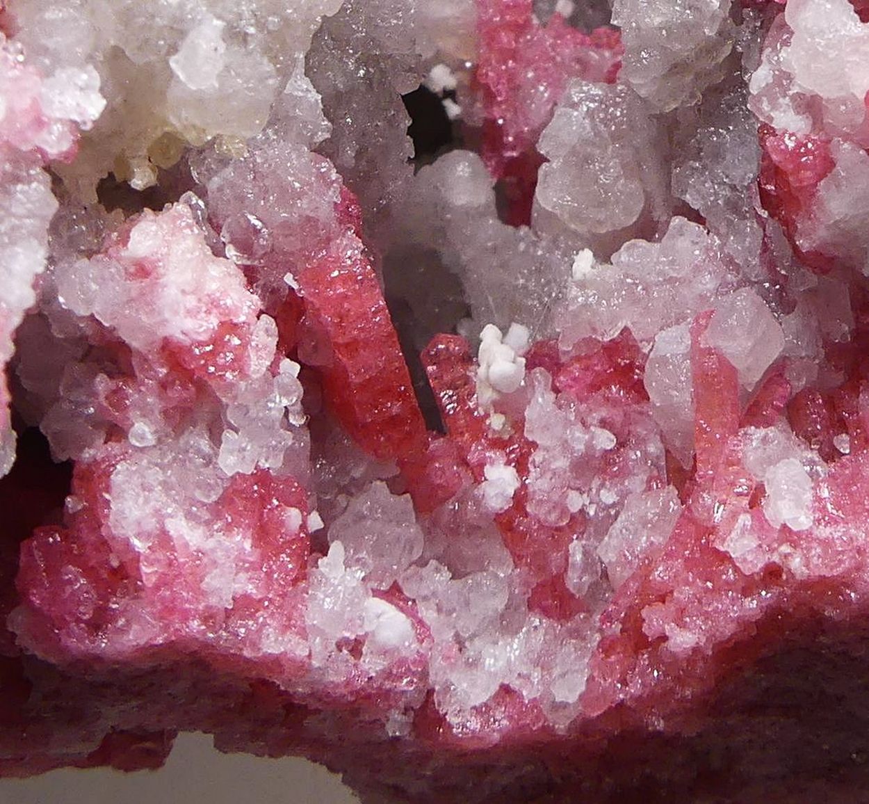 Thulite On Quartz