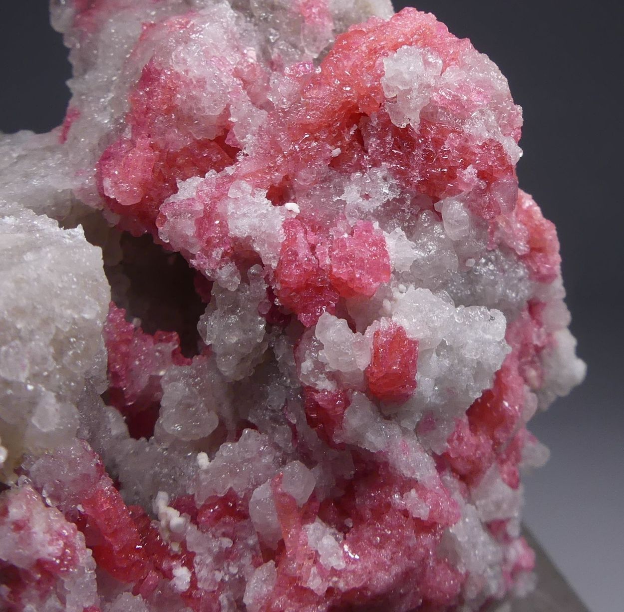 Thulite On Quartz