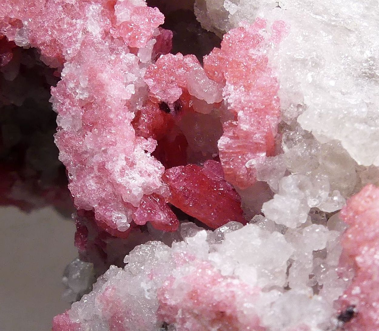 Thulite On Quartz