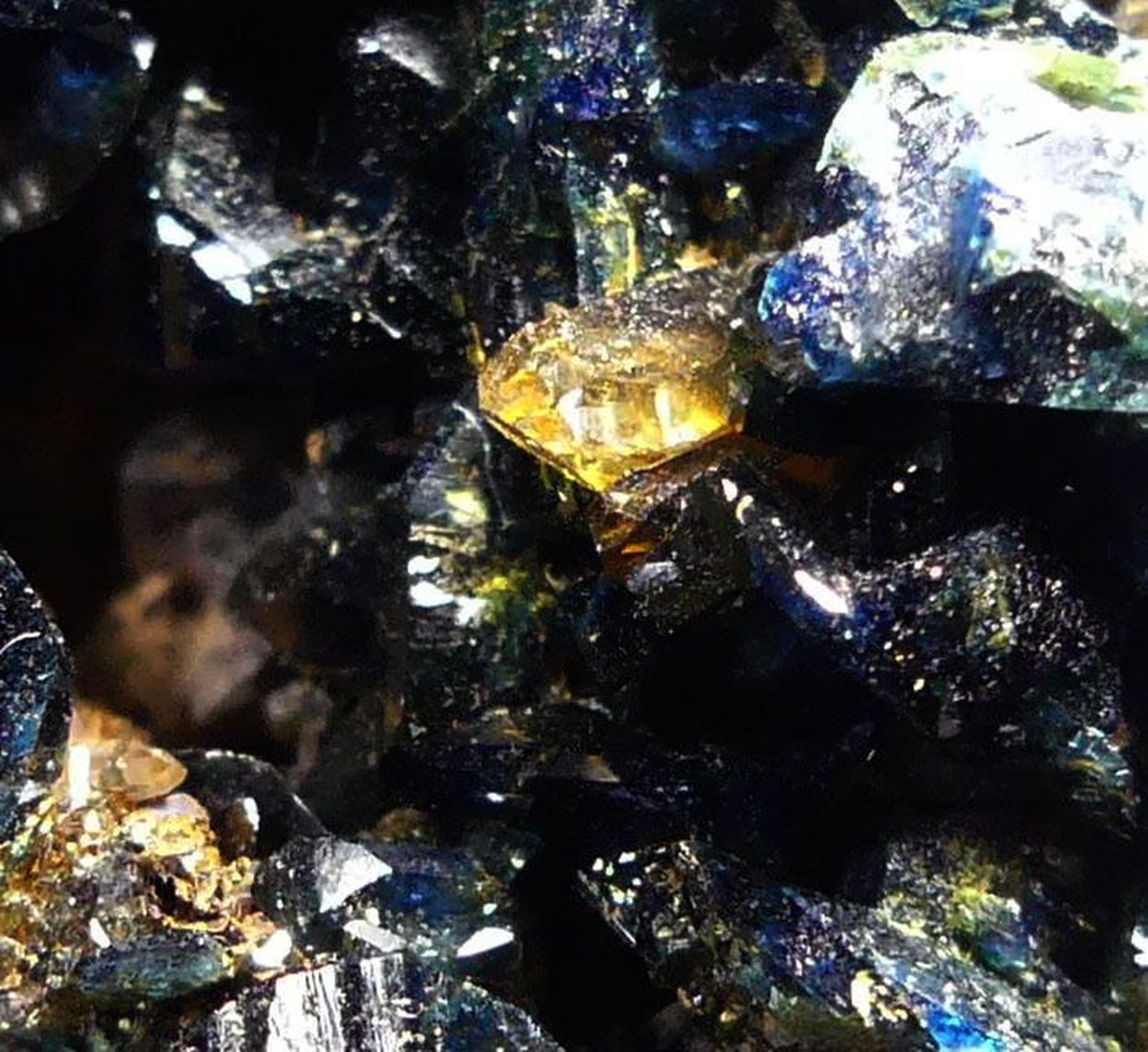 Lazulite With Arrojadite-(KFe)