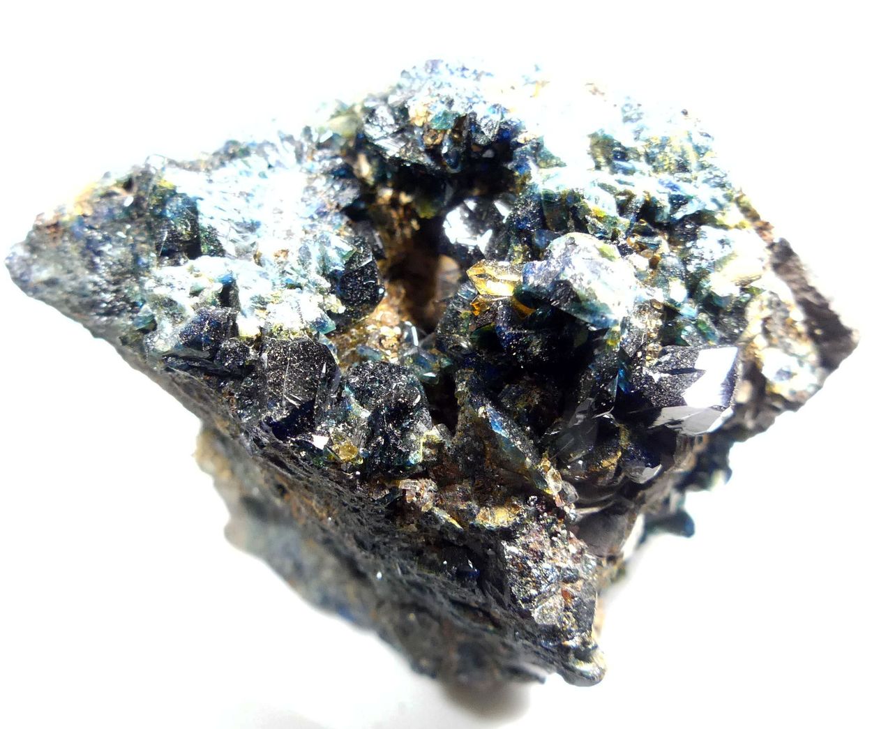 Lazulite With Arrojadite-(KFe)