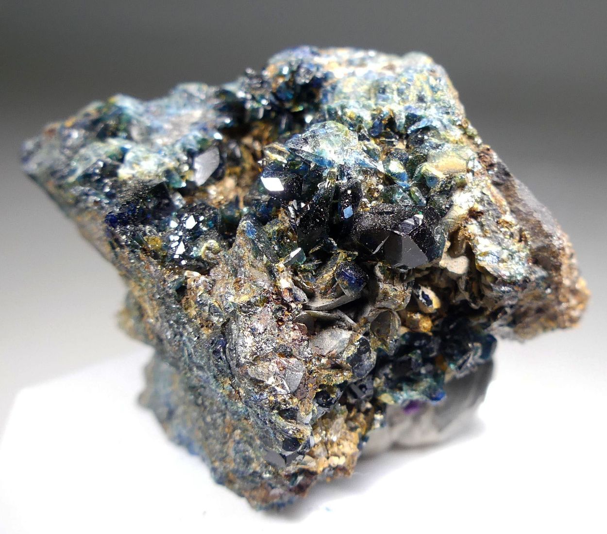 Lazulite With Arrojadite-(KFe)