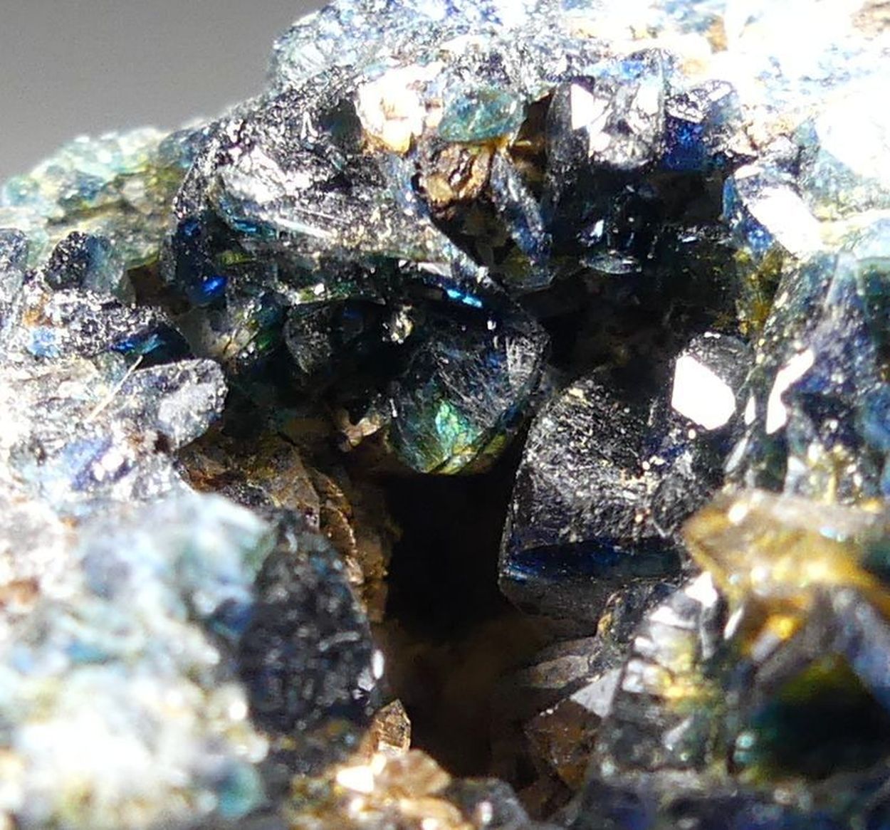 Lazulite With Arrojadite-(KFe)