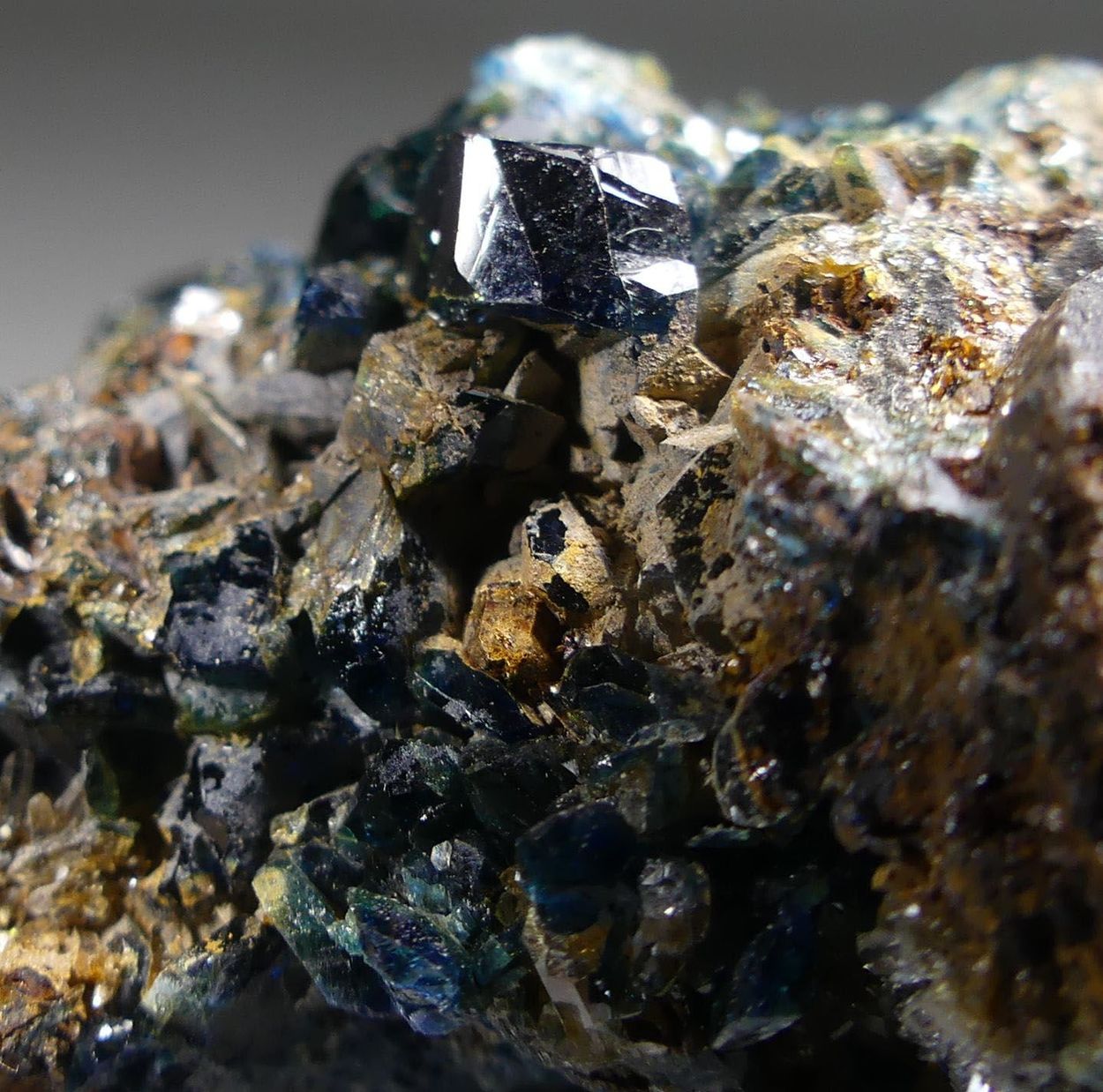 Lazulite With Arrojadite-(KFe)