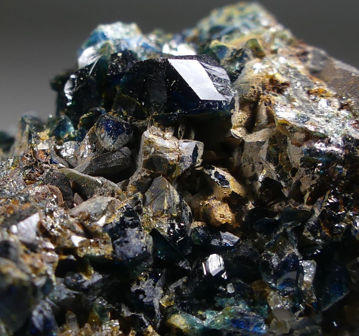 Lazulite With Arrojadite-(KFe)
