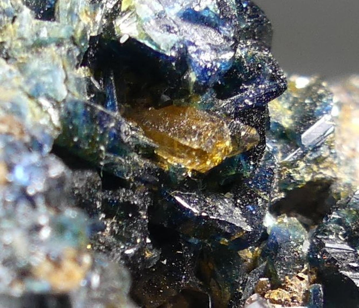 Lazulite With Arrojadite-(KFe)