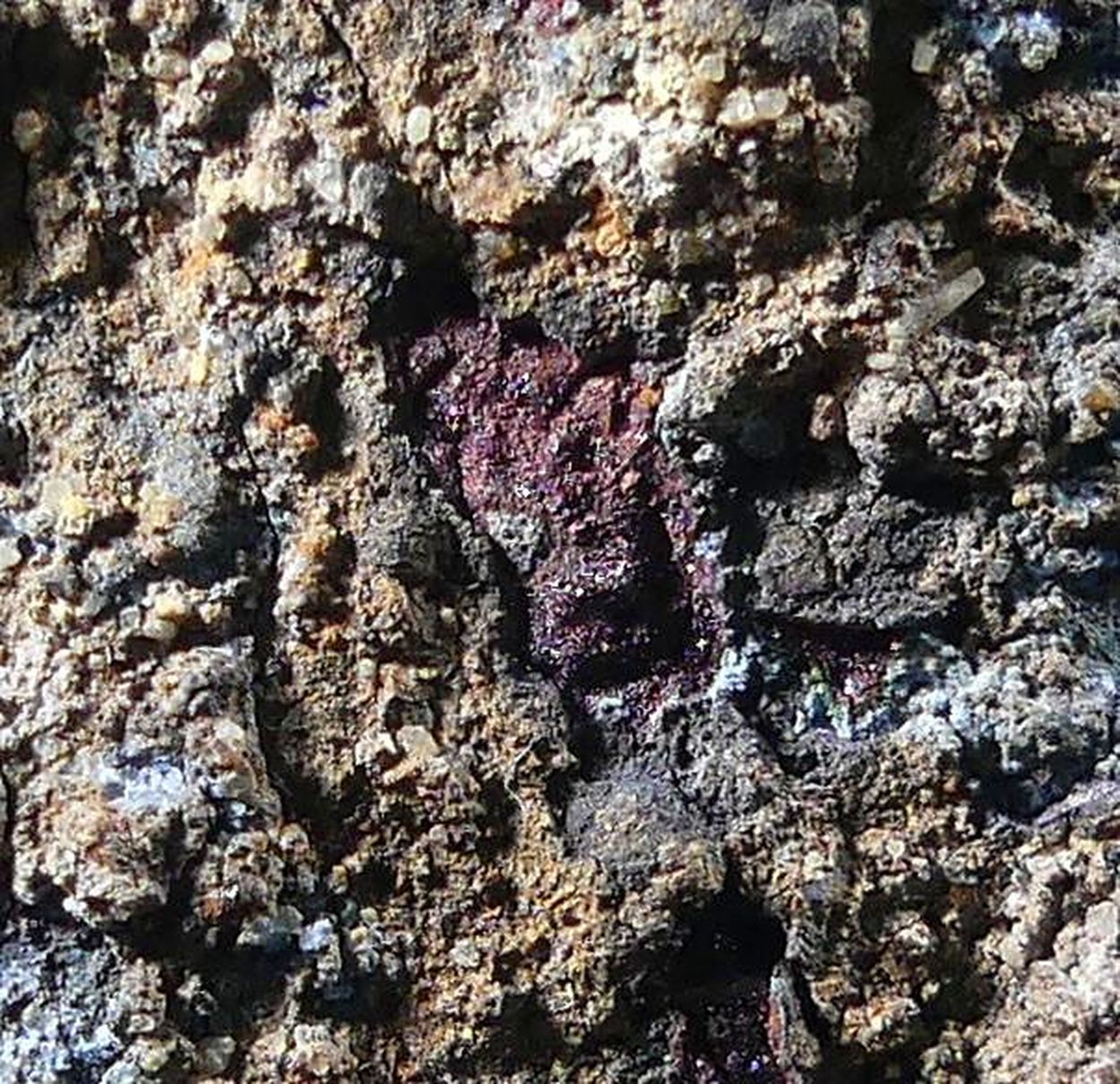 Azurite & Cuprite On Native Copper