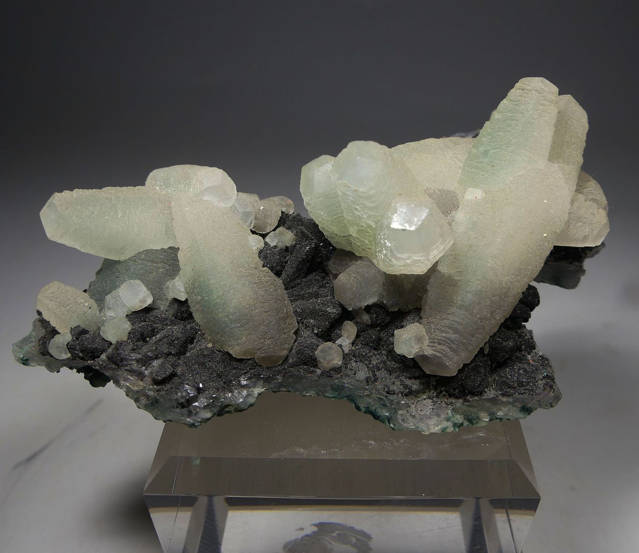 Calcite With Celadonite