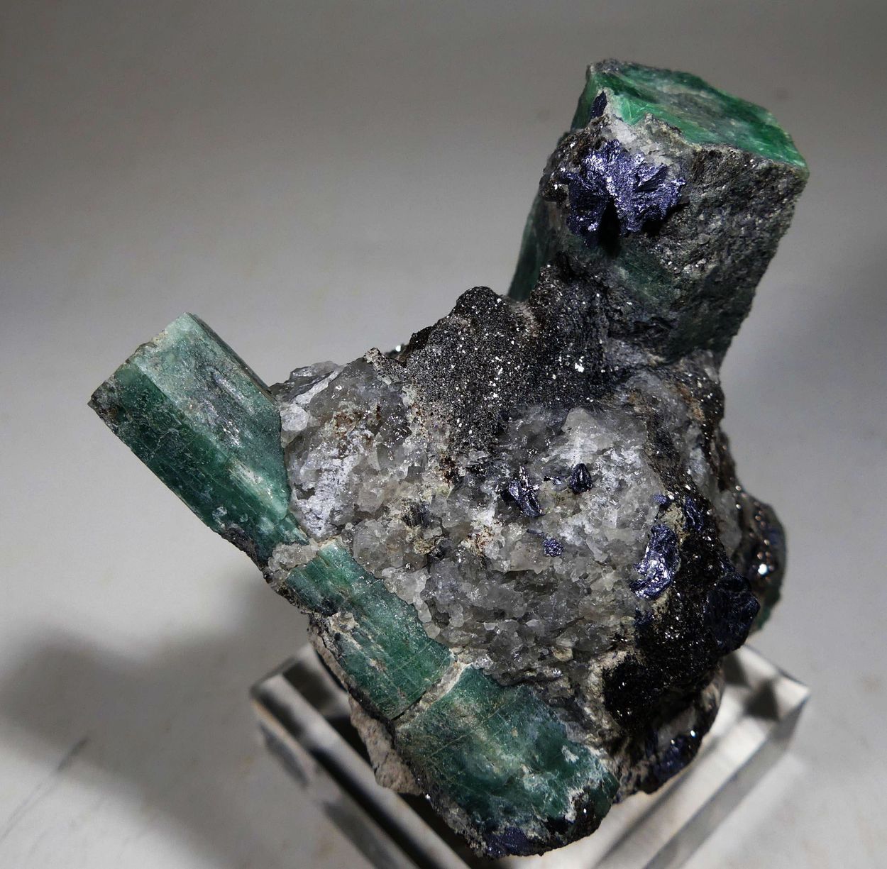 Emerald With Molybdenite