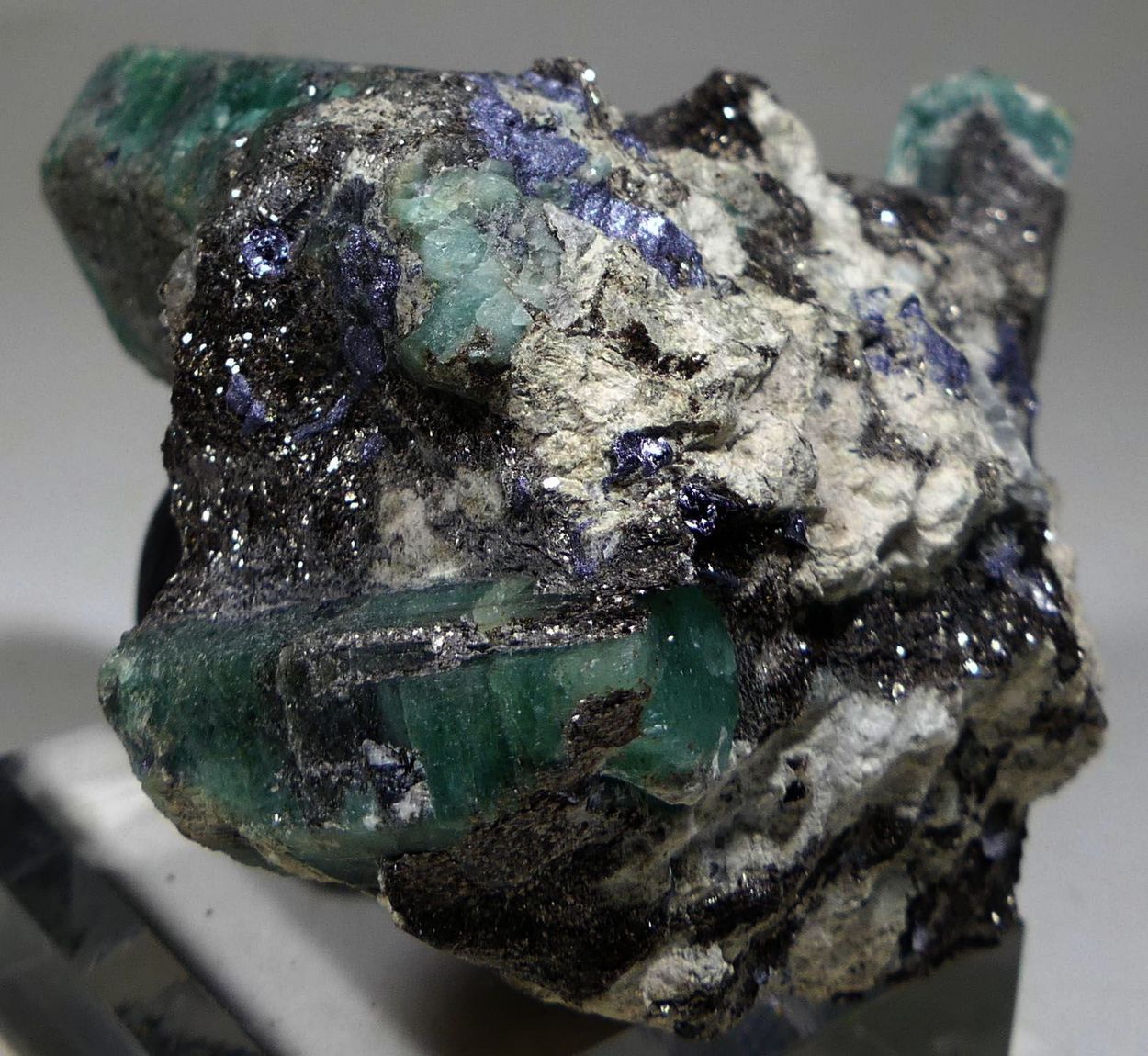 Emerald With Molybdenite