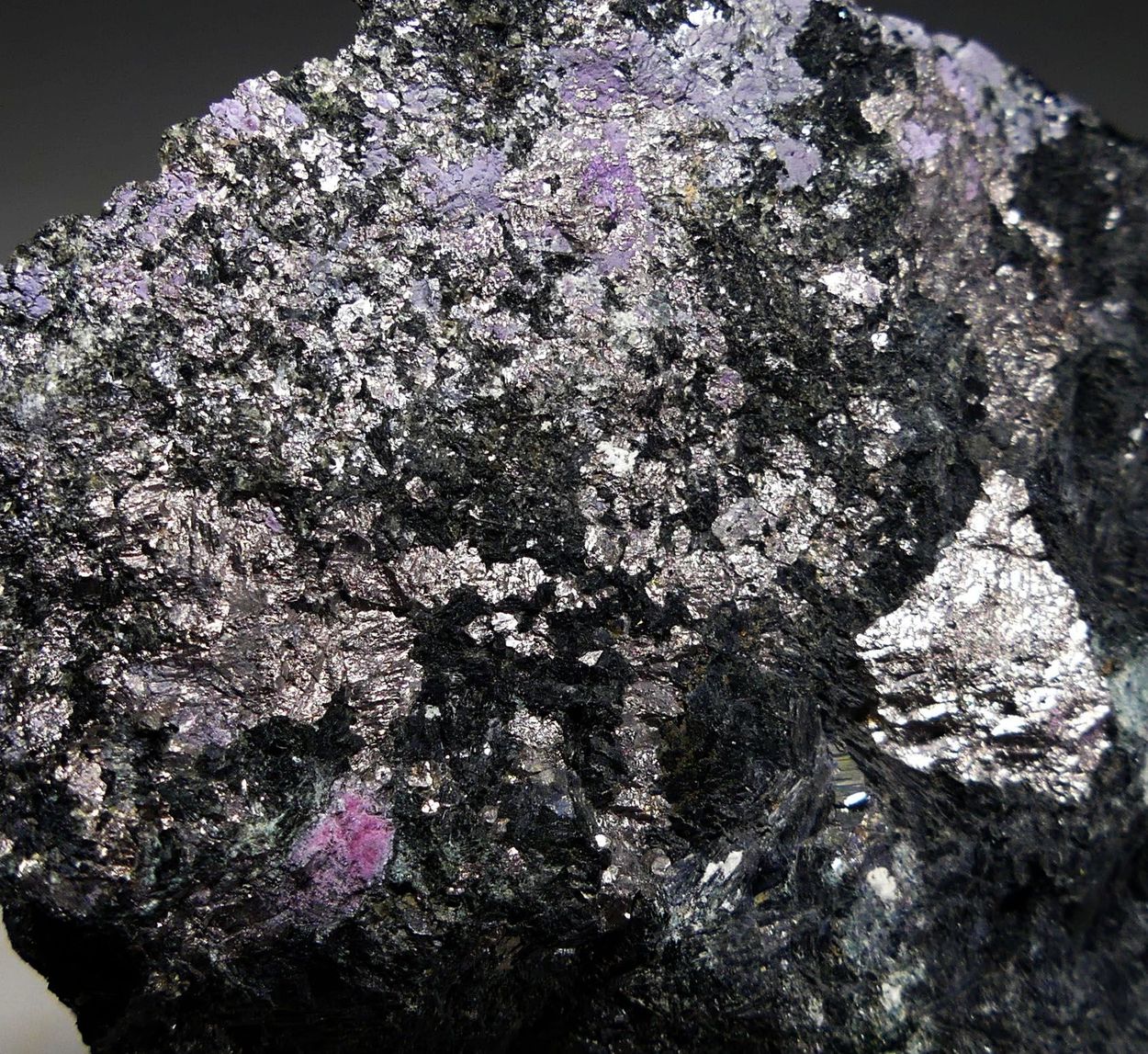 Löllingite Safflorite Erythrite & Hornblende