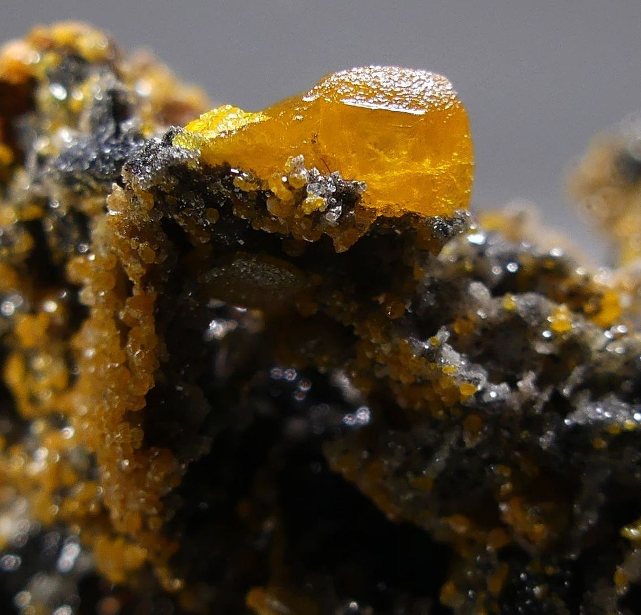 Willemite Psm Descloizite With Wulfenite