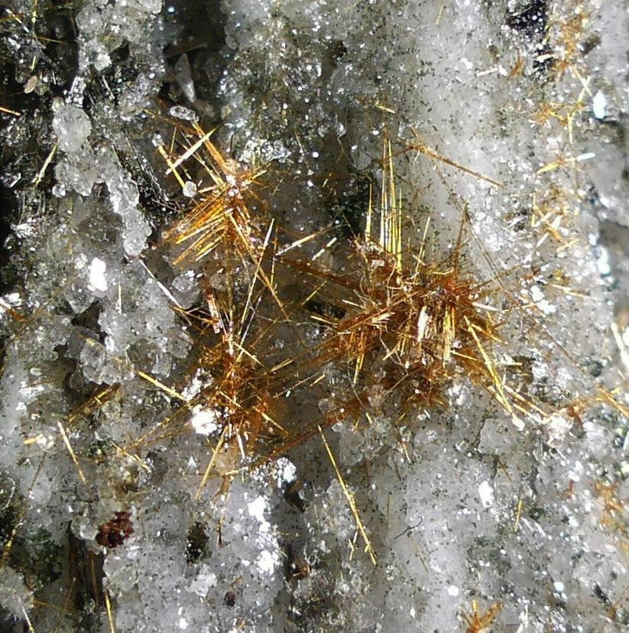 Rutile Adularia & Chlorite