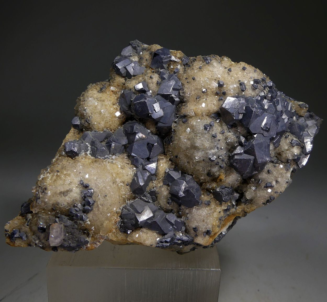 Galena On Fluorite