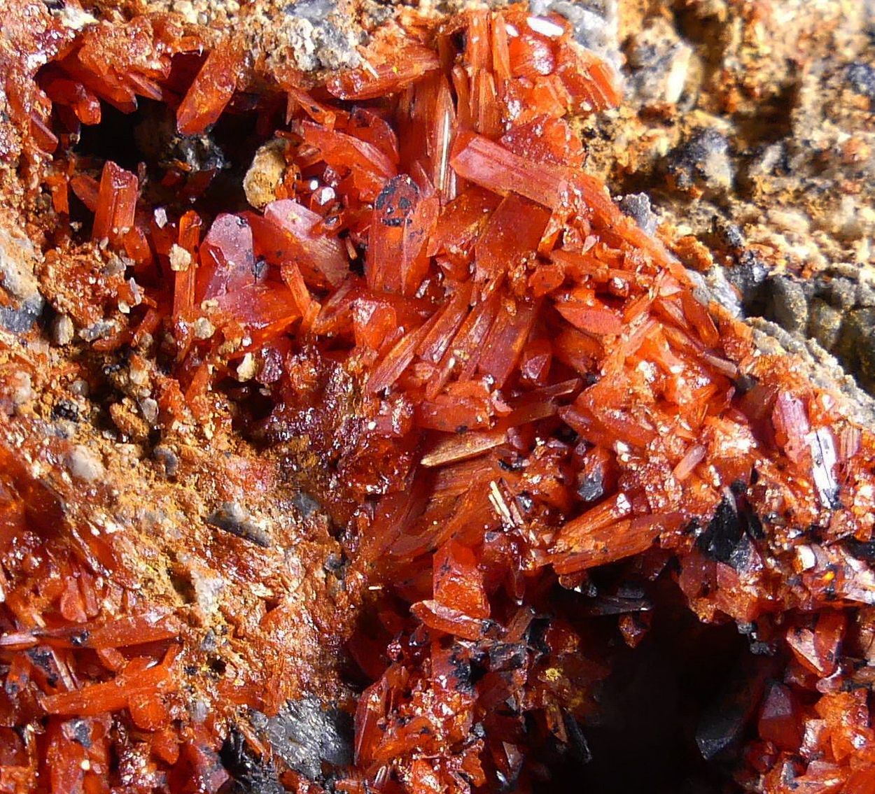 Crocoite With Bindheimite